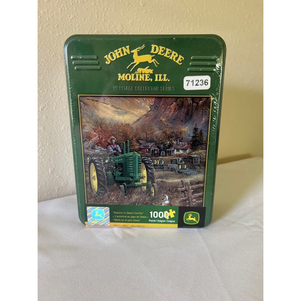 New John Deere Autumn Gold Jigsaw Puzzle 1000 Pieces Heritage Collectors Series